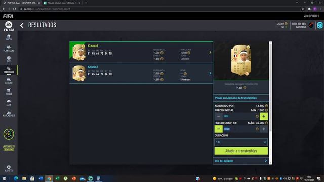 Método NokaFut + Futbin. Tradeo para ganar muchas monedas en FIFA 22. смотреть онлайн