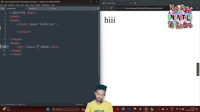 Web Development class #21 | Div Tag and CSS display, position properties | NATL | Zulquir смотреть онлайн