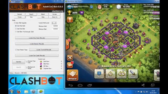 Бот для Clash of Clans смотреть онлайн