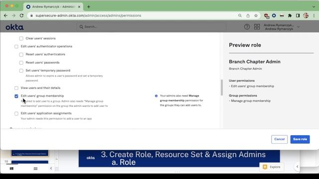 Okta Custom Admin Roles for Branch Office or Chapter Management смотреть онлайн
