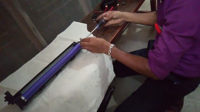 How To Solve Drum Life End Replace Drum Cartridge On Xerox Work Center 5024 Photocopier?