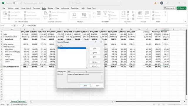 MS Excel: Using What If Analysis to Forecast Profits Based on Sales Values in Excel (File in Link) смотреть онлайн
