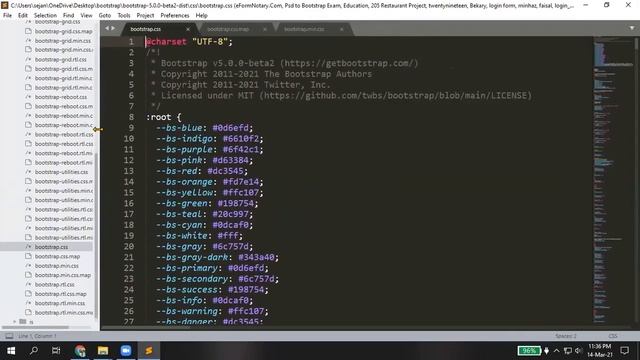 Bootstrap Project File create class 01 || Boostrap V-5.0 смотреть онлайн