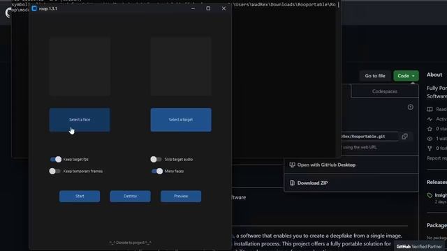 Mind-Blowing Deepfake Program | Roop Install PC | Face Swap Video App | Real Time | Roop Download смотреть онлайн