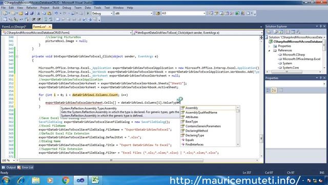 C# And Ms Access Database Tutorial #17 - How To Export Datagridview To Excel File смотреть онлайн