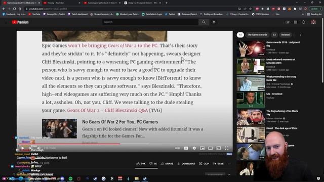 Xeno Reacts to Game Awards 2015 : Welcome to hell by Crowbcat смотреть онлайн