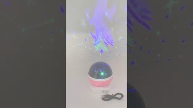 Проектор ночник для детской комнаты «звёздное небо с единорогом» смотреть онлайн