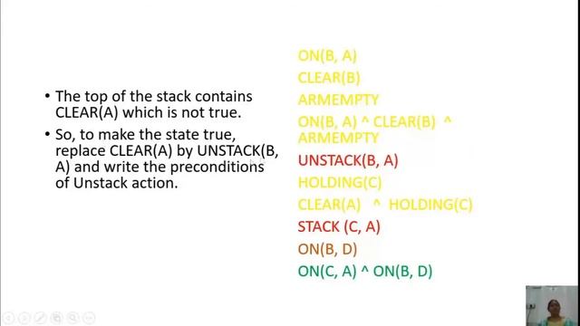 SoE | Goal Stack Planning Example Lecture 2 (Part-1) смотреть онлайн