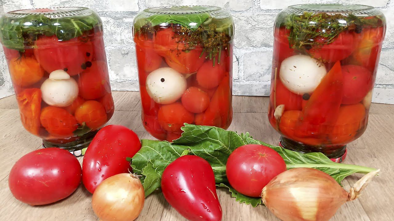 Рецепт маринованных помидор на зиму - Вкуснейшая закатка