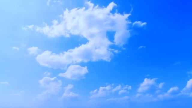Floating Clouds Blue Sky - HD Free Motion Graphics - Moving Background Loop - Free Download смотреть онлайн