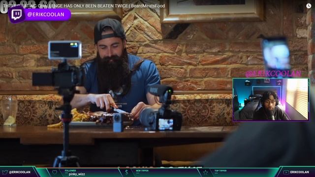 RIB EATING CHALLENGE!!!! | BeardMeatsFood (REACTION!!!!) смотреть онлайн