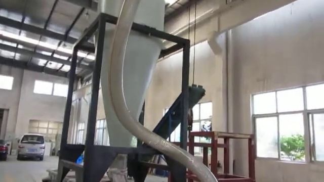 Линия грануляции ПВХ с коническими шнеками, модель экструдера SJZ 51/103 смотреть онлайн