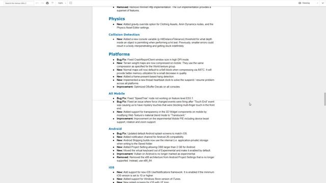 Unreal Engine 4.21 - TLDR Release Notes Small Changes смотреть онлайн