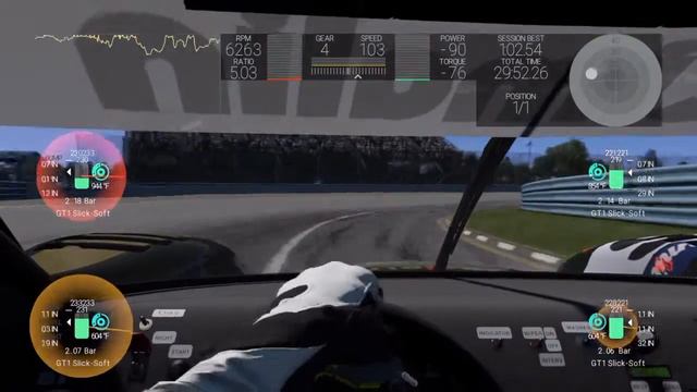 Mercedes-Benz CLK-LM Watkins Glen Short 1:02.548 смотреть онлайн