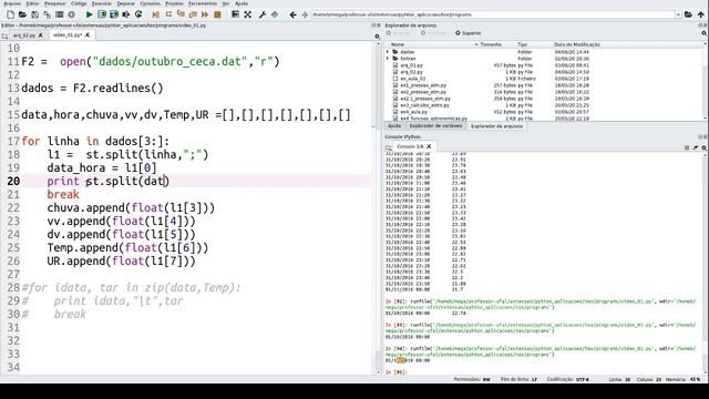 Prof. Marcos - Função split no Python смотреть онлайн