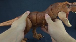Mattel Jurassic World: фигурки динозвров - Тираннозавр Рекс + колоссальный Тираннозавр