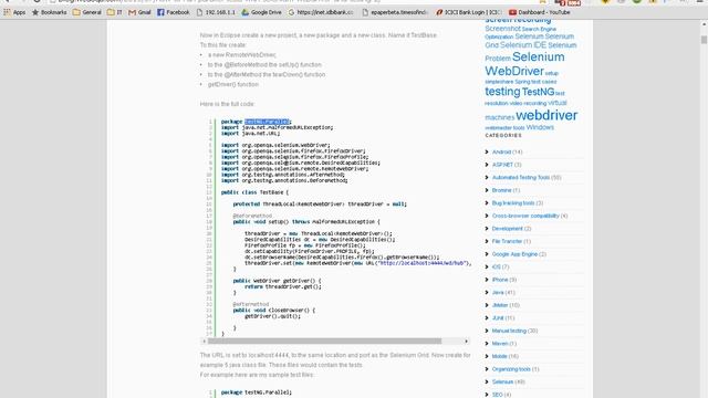Selenium: Run Test Batch with Selenium Grid on different OS and Browser combination смотреть онлайн