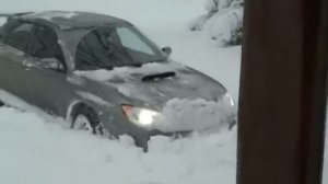 Subaru Impreza Проходимость субару импреза по снегу
