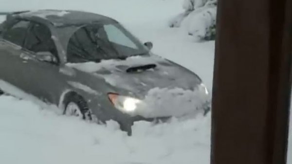 Subaru Impreza Проходимость субару импреза по снегу