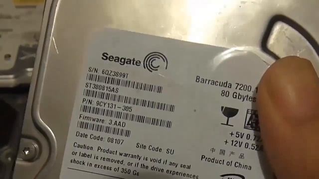 Дата изготовления hdd seagate смотреть онлайн