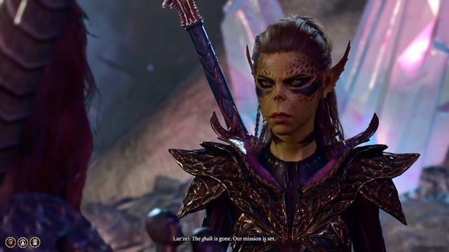 Lae'zel (loyal to Vlaakith) confronts Orpheus - Baldur's Gate 3 смотреть онлайн