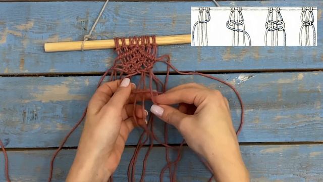 Just Macrame It - Панно Бохо №6 Видео-урок по созданию макраме смотреть онлайн