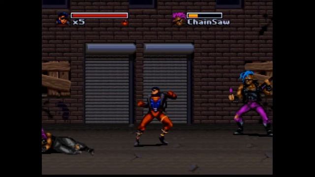 The Death and Return of Superman. SNES. Walkthrough смотреть онлайн