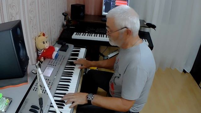 незабываемые мелодии.Petite Fleur.кавер.ketron Sd1