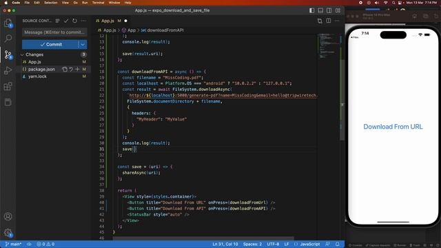 How to Download and Save Files for Expo React Native Apps using Storage Access Framework and Sharin смотреть онлайн
