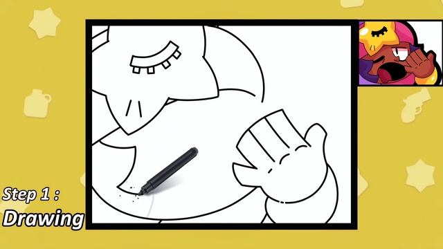 HOW TO DRAW SANDY ICON | BRAWL STARS смотреть онлайн
