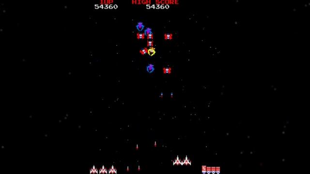 갤러그 (1981) 게임 영상 / Galaga (1981) Game play смотреть онлайн
