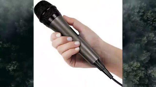 Singing Machine Wired Microphone for Karaoke, (Black) - Unidirectional Dynamic Vocal Microphone смотреть онлайн