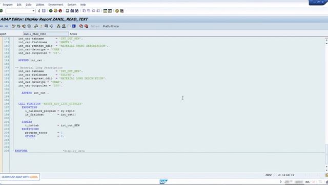 Tutorial 13 - Creating material Master long text By Excel upload смотреть онлайн
