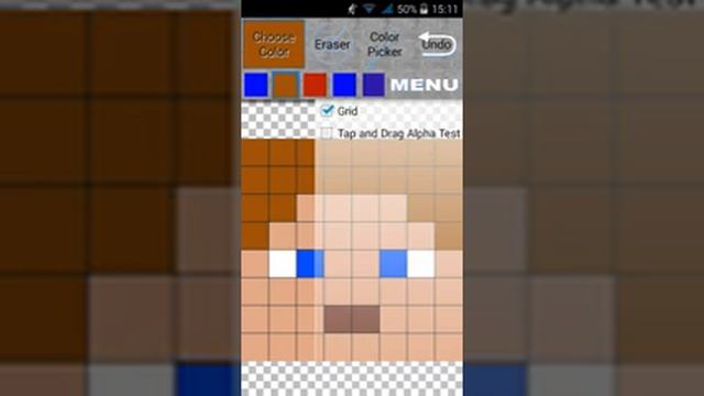 Как сделать свой скин для Minecraft pe (MCPE) 0.13 смотреть онлайн