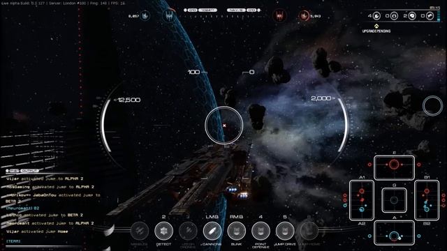 Fractured space (Alpha phase of dev.) : Gameplay on R7 M265 смотреть онлайн