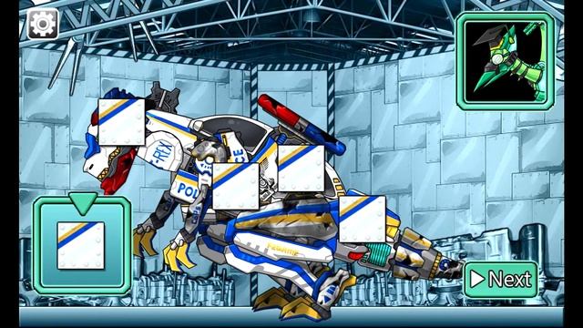 Repair! Dino Robot #3: T-Rex Cops (4 Color Modes) | Eftsei Gaming смотреть онлайн