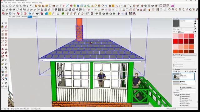 SketchUp Signal Box Introduction смотреть онлайн