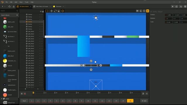 Tiptop - Tutorial Complete game creation Buildbox 3D - P24 смотреть онлайн