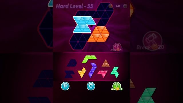 Block Triangle puzzle Tangram - All Levels Gameplay Android, iOS смотреть онлайн