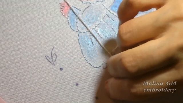 Hand Embroidery For Beginners * How To Embroider A Christmas Angel