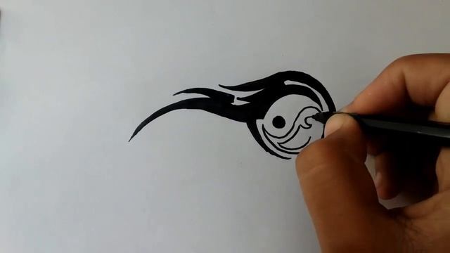 KungFu Ball Tattoo Drawing | How to Draw Kungfu Ball Tattoo | dragon ball | Draw with Saeed смотреть онлайн