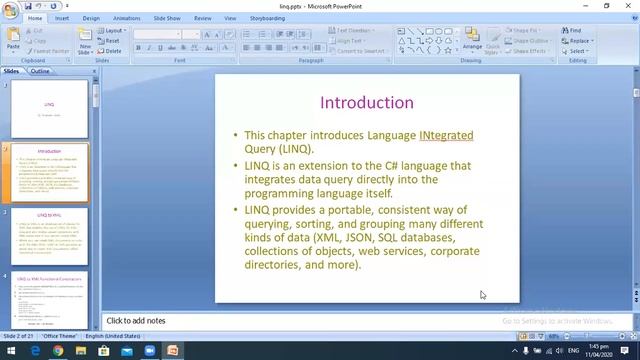 Introduction to LINQ смотреть онлайн