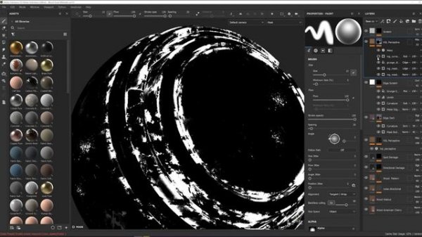 Realistic wood smart materials in substance 3d painter