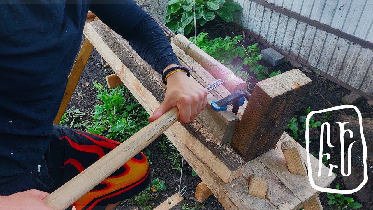 КАК СДЕЛАТЬ ТОКАРНЫЙ СТАНОК С НОЖНЫМ ПРИВОДОМ! ПРОСТО И БЕЗ ЗАМОРОЧЕК смотреть онлайн