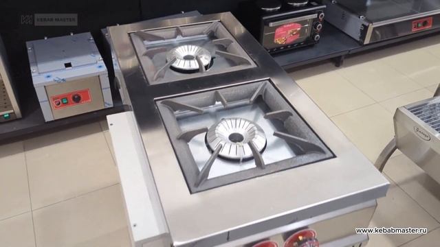Плита газовая настольная 2 камфорная Silver МD-2D смотреть онлайн