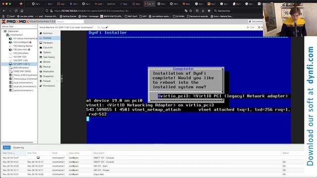 Installing DynFi Firewall on Proxmox VE смотреть онлайн