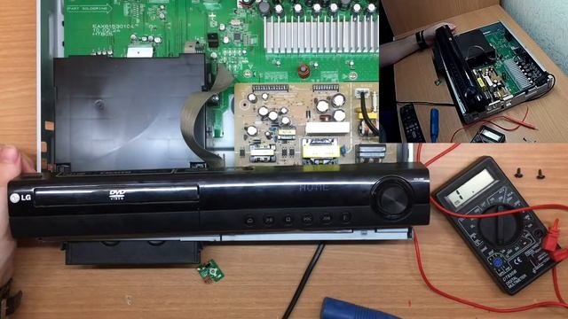 Ремонт домашнего кинотеатра LG HT805SH. смотреть онлайн