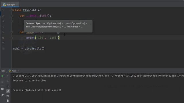 Python Tutorials For Beginners in Telugu - Tutorial 21 - Class and Object | OOP Intro смотреть онлайн