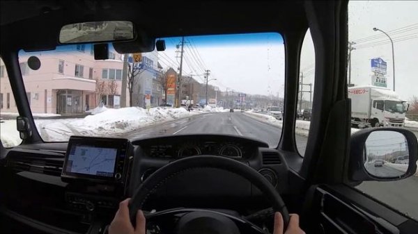 【Test Drive】2020 MC HONDA N-BOX Custom 660cc Turbo 4WD - POV Drive