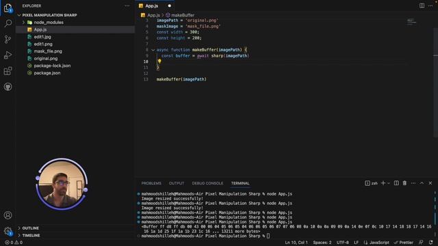 Pixel Editing in Node.js with Sharp: Step-by-Step смотреть онлайн